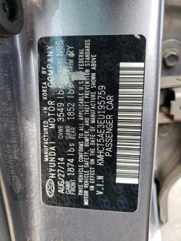Photo 10 from auction – 2014 HYUNDAI ACCENT GLS with VIN KMHCT5AE3EU195759