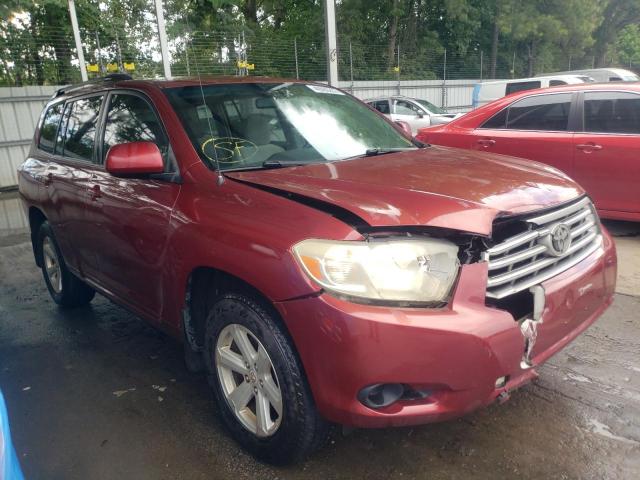 TOYOTA HIGHLANDER 2009 with VIN JTEDA41A392004828 - Photo from auction