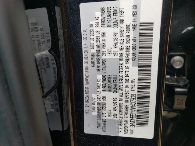 Photo 10 from auction – 2022 MAZDA CX-30 PREM with VIN 3MVDMBEYXNM407908