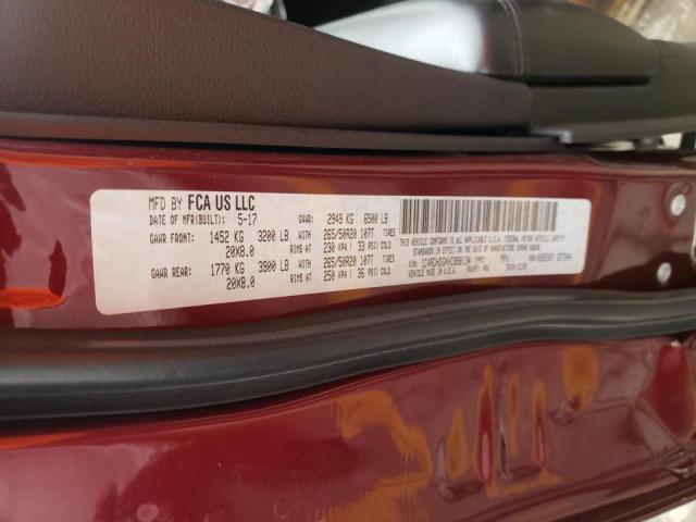 Photo 10 from auction – 2017 DODGE DURANGO GT with VIN 1C4RDHDGXHC898134