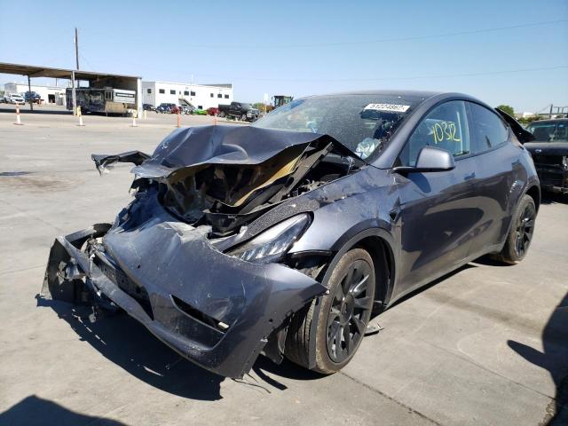 Photo 2 from auction – 2020 TESLA MODEL Y with VIN 5YJYGDEE2LF008438