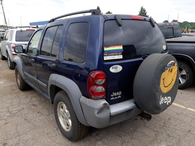 Photo 3 from auction – 2006 JEEP LIBERTY SP with VIN 1J4GL48K66W110232