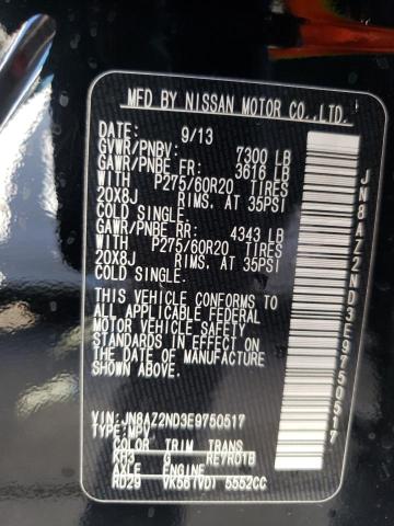 Photo 10 from auction – 2014 INFINITI QX80 with VIN JN8AZ2ND3E9750517