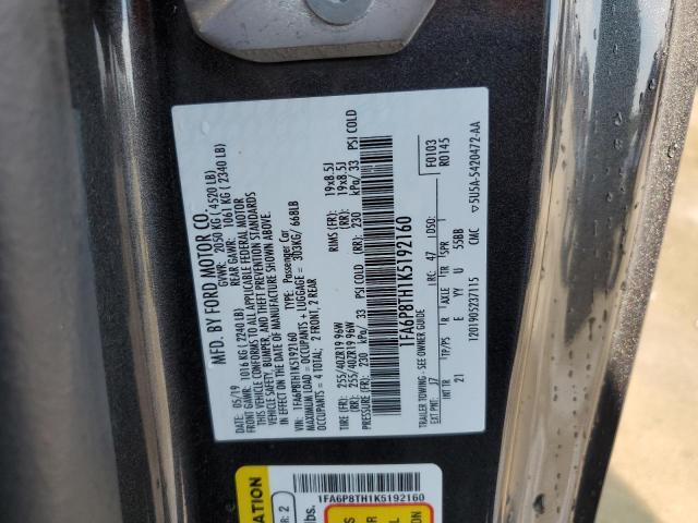 Photo 10 from auction – 2019 FORD MUSTANG with VIN 1FA6P8TH1K5192160
