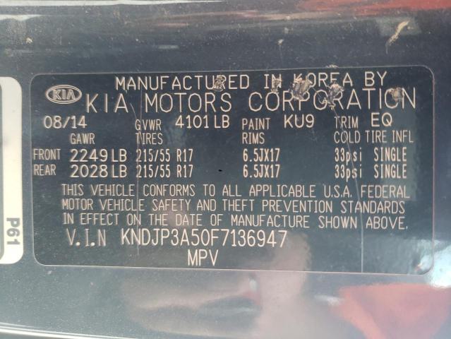 Photo 10 from auction – 2015 KIA SOUL + with VIN KNDJP3A50F7136947