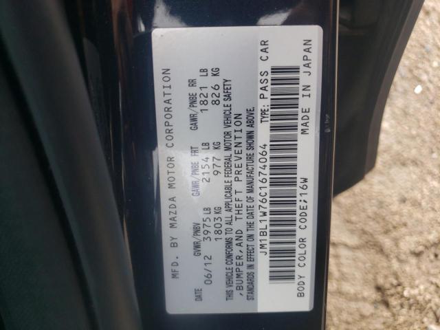 Photo 10 from auction – 2012 MAZDA 3 I with VIN JM1BL1W76C1674064