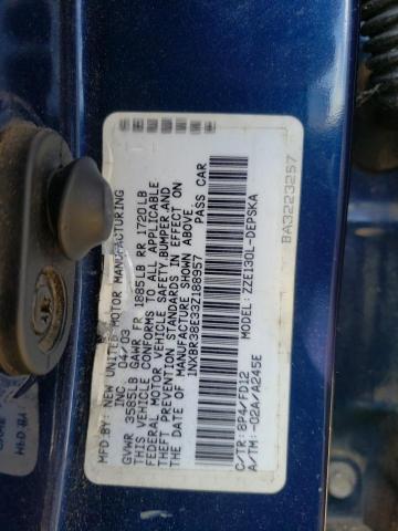 Photo 10 from auction – 2003 TOYOTA COROLLA CE with VIN 1NXBR38E33Z188957