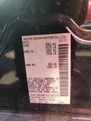 Photo 10 from auction – 2022 NISSAN ALTIMA S with VIN 1N4BL4BV3NN320820