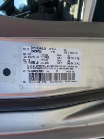 Photo 10 from auction – 2005 DODGE GRAND CARA with VIN 1D4GP24R45B168365