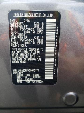 Photo 10 from auction – 2016 INFINITI QX80 with VIN JN8AZ2NFXG9613174