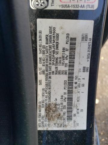 Photo 10 from auction – 2015 FORD FIESTA SE with VIN 3FADP4BJ5FM187600