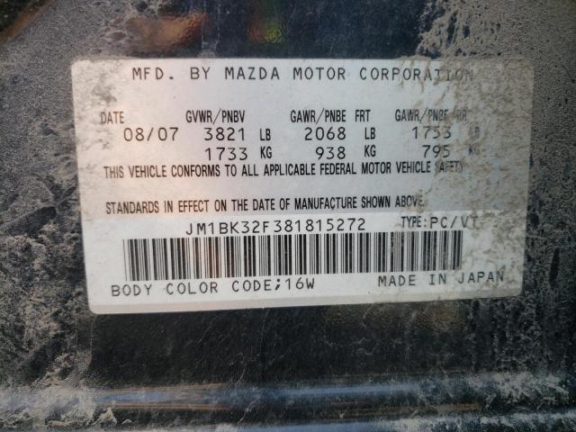 Photo 10 from auction – 2008 MAZDA 3 I with VIN JM1BK32F381815272