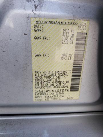 Photo 10 from auction – 2015 NISSAN ALTIMA 2.5 with VIN 1N4AL3AP8FN408076