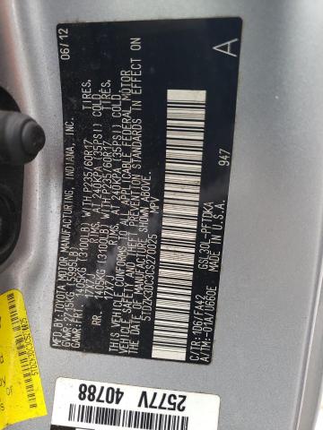 Photo 10 from auction – 2012 TOYOTA SIENNA with VIN 5TDZK3DC3CS270025