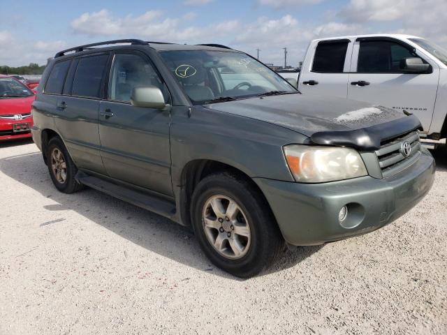 TOYOTA HIGHLANDER 2005 with VIN JTEDP21AX50059396 - Photo from auction