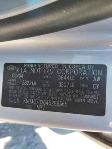 Photo 10 from auction – 2004 KIA SORENTO EX with VIN KNDJC733645289565