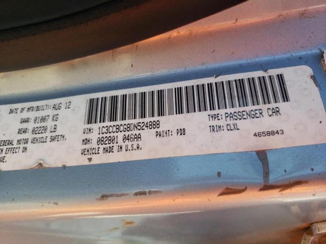 Photo 10 from auction – 2013 CHRYSLER 200 LIMITE with VIN 1C3CCBCG8DN524888