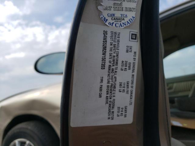 Photo 10 from auction – 1998 BUICK CENTURY CU with VIN 2G4WS52M2W1507203