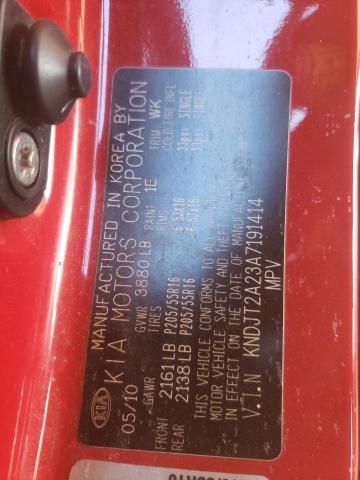 Photo 10 from auction – 2010 KIA SOUL + with VIN KNDJT2A23A7191414