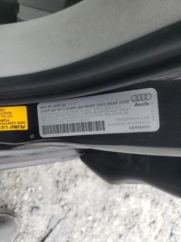 Photo 10 from auction – 2012 AUDI A6 PREMIUM with VIN WAUDFAFC9CN080376