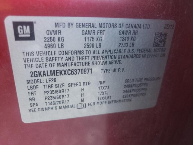 Photo 10 from auction – 1998 GMC TERRAIN SL with VIN 2GKALMEKXC6370871
