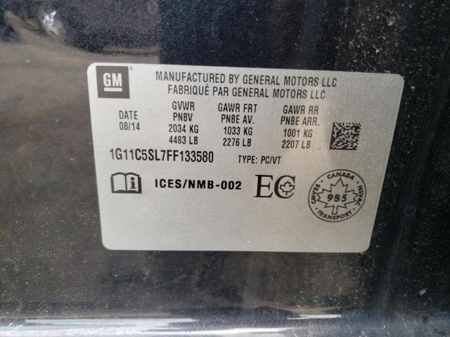 Photo 10 from auction – 2015 CHEVROLET MALIBU 1LT with VIN 1G11C5SL7FF133580