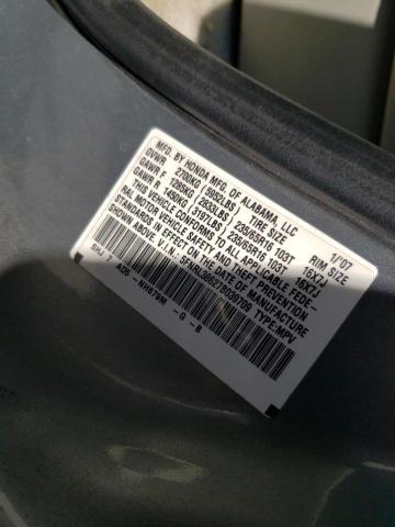 Photo 10 from auction – 2007 HONDA ODYSSEY with VIN 5FNRL38627B039709