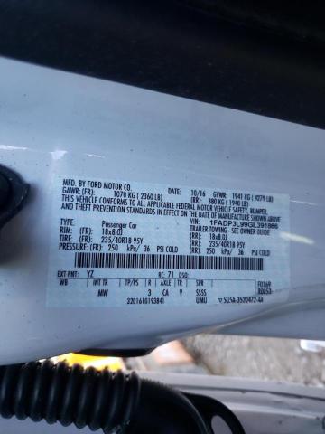 Photo 10 from auction – 2016 FORD FOCUS ST with VIN 1FADP3L99GL391866