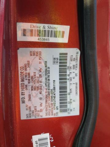 Photo 10 from auction – 2007 FORD EXPLORER E with VIN 1FMEU74E47UB61118