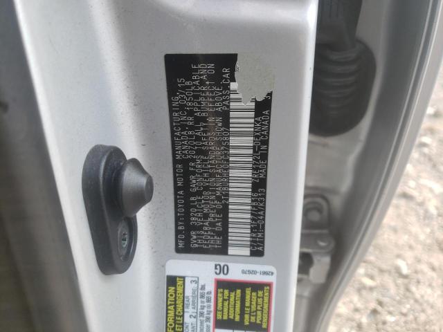 Photo 10 from auction – 2015 TOYOTA COROLLA L with VIN 2T1BURHE0FC375807