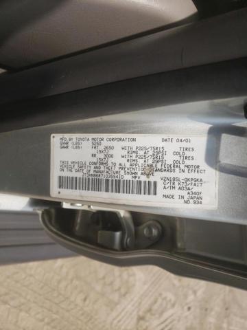 Photo 10 from auction – 2001 TOYOTA 4RUNNER SR with VIN JT3HN86R710355410