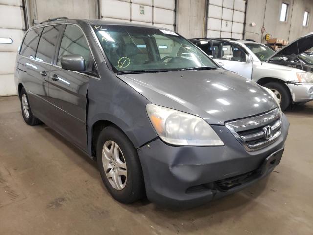 HONDA ODYSSEY EX 2007 with VIN 5FNRL38407B071363 - Photo from auction