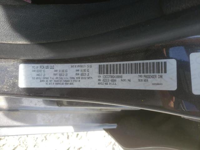 Photo 10 from auction – 2016 CHRYSLER 200 LX with VIN 1C3CCCFB0GN188048