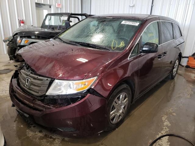 Photo 2 from auction – 2011 HONDA ODYSSEY LX with VIN 5FNRL5H22BB007618