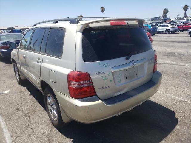 Photo 3 from auction – 2002 TOYOTA HIGHLANDER with VIN JTEHF21A820083471