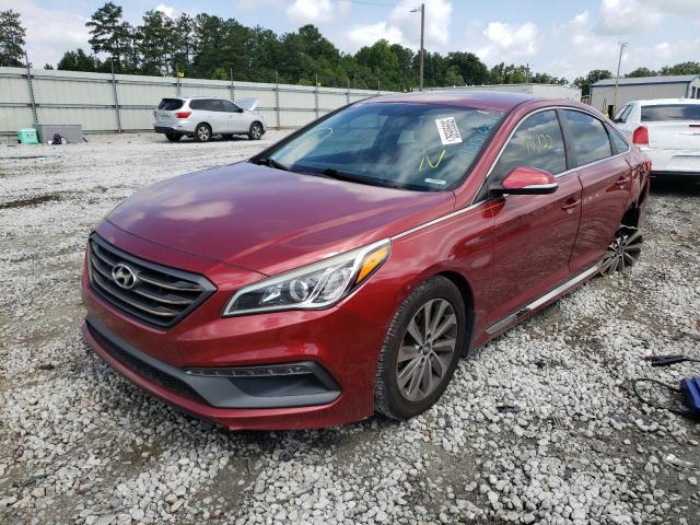 Photo 2 from auction – 2016 HYUNDAI SONATA SPO with VIN 5NPE34AF6GH317513