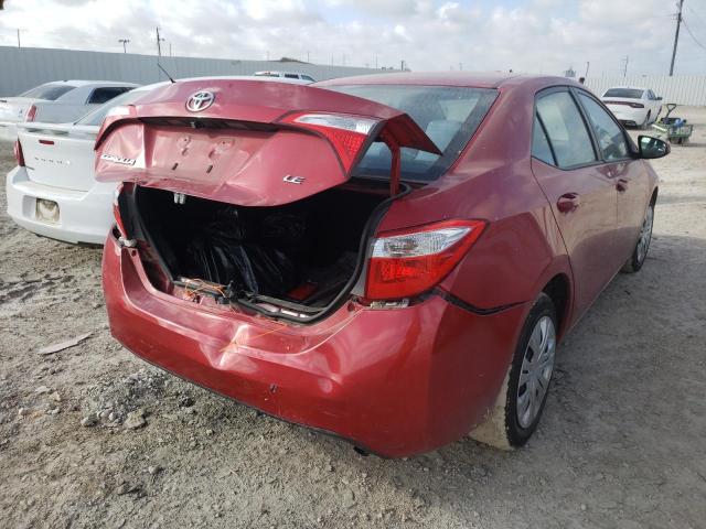 Photo 4 from auction – 2014 TOYOTA COROLLA L with VIN 2T1BURHE1EC089303