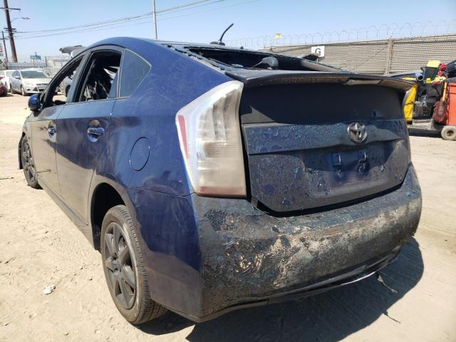 Photo 3 from auction – 2011 TOYOTA PRIUS with VIN JTDKN3DU8B0267348