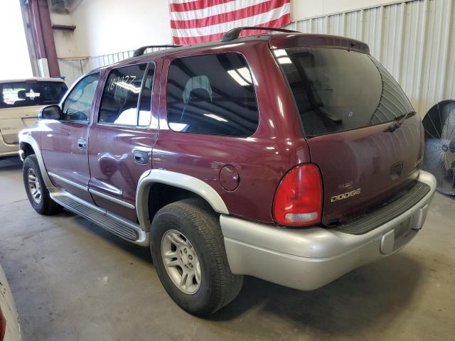 Photo 3 from auction – 2002 DODGE DURANGO SL with VIN 1B4HS58N92F130057