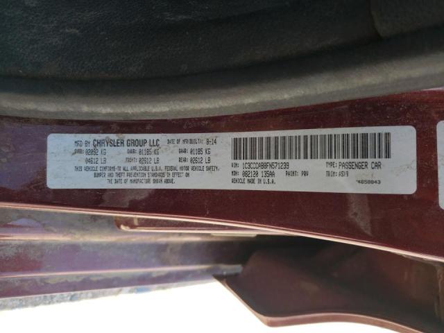 Photo 10 from auction – 2015 CHRYSLER 200 LIMITE with VIN 1C3CCCAB8FN571239