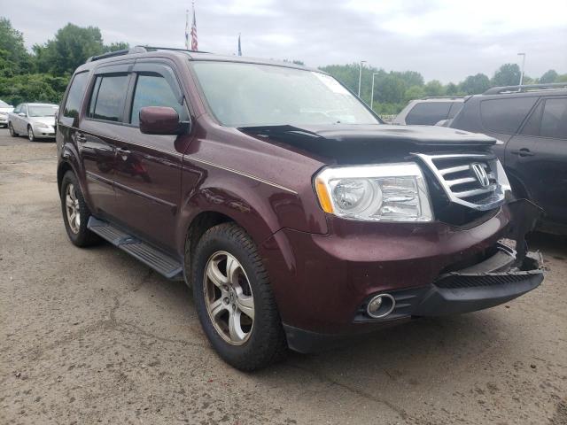 HONDA PILOT EXL 2014 with VIN 5FNYF3H52EB013991 - Photo from auction