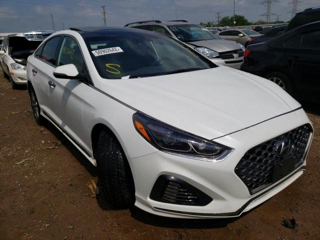 HYUNDAI SONATA LIM 2019 with VIN 5NPE34AB9KH754735 - Photo from auction