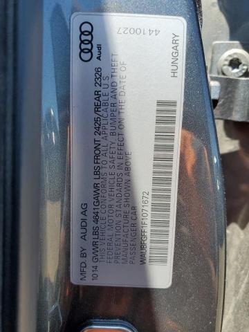 Photo 10 from auction – 2015 AUDI S3 with VIN WAUBFGFF1F1071672
