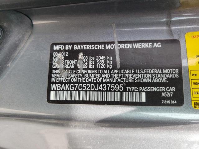 Photo 10 from auction – 2013 BMW 335 I with VIN WBAKG7C52DJ437595