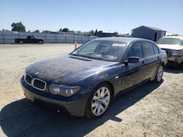 Photo 2 from auction – 2003 BMW 745 LI with VIN WBAGN63463DR18959
