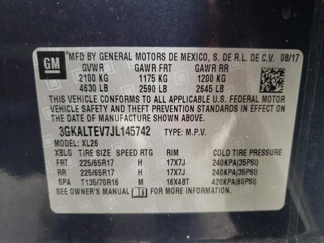 Photo 10 from auction – 2018 GMC TERRAIN SL with VIN 3GKALTEV7JL145742