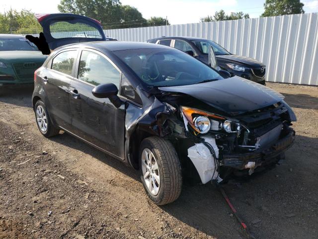 KIA RIO LX 2013 with VIN KNADM5A38D6170165 - Photo from auction