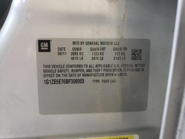 Photo 10 from auction – 2011 CHEVROLET MALIBU LTZ with VIN 1G1ZE5E76BF398903