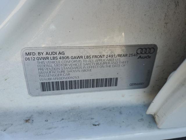 Photo 10 from auction – 2013 AUDI A5 PREMIUM with VIN WAUBFAFL0DN009253