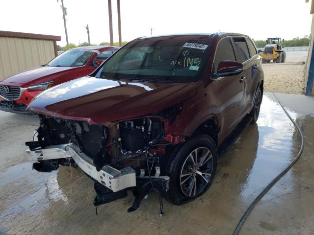 Photo 2 from auction – 2017 TOYOTA HIGHLANDER with VIN 5TDZZRFH2HS213300